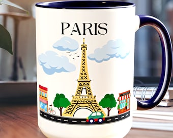 Paris Gift Paris France Landmarks French Gift Mug