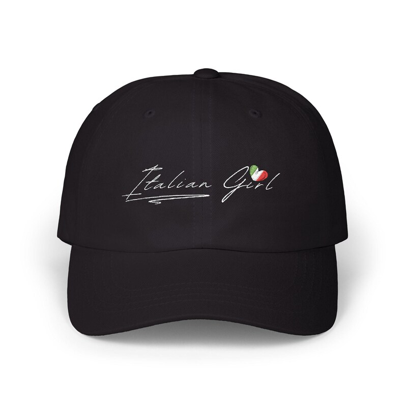 Italian Girl Baseball Cap, Italian Girl Embroidered Hat, Feminine ...