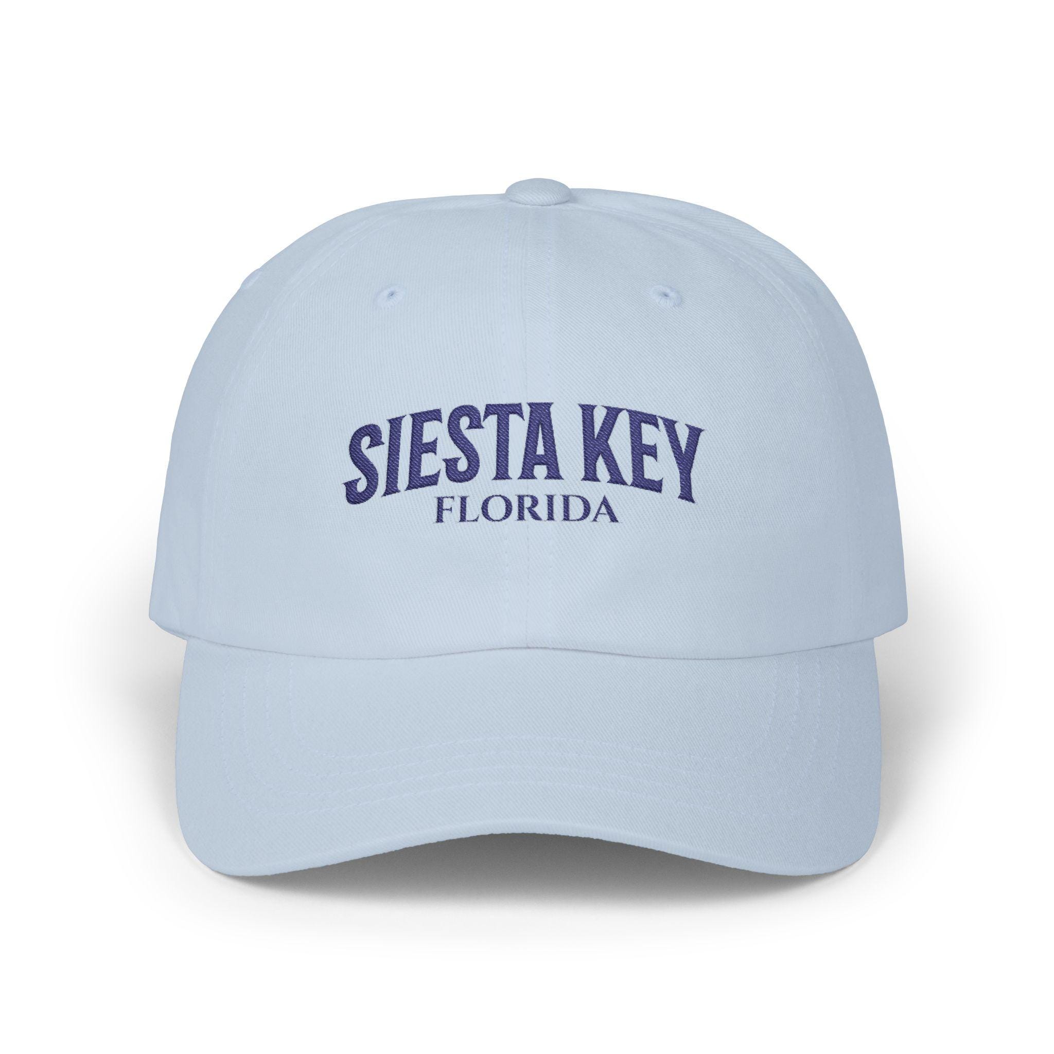帽子 FLEUR STORE SIESTA HAT Siesta Key FL Hat, Embroidered Siesta Key Beach Baseball Cap