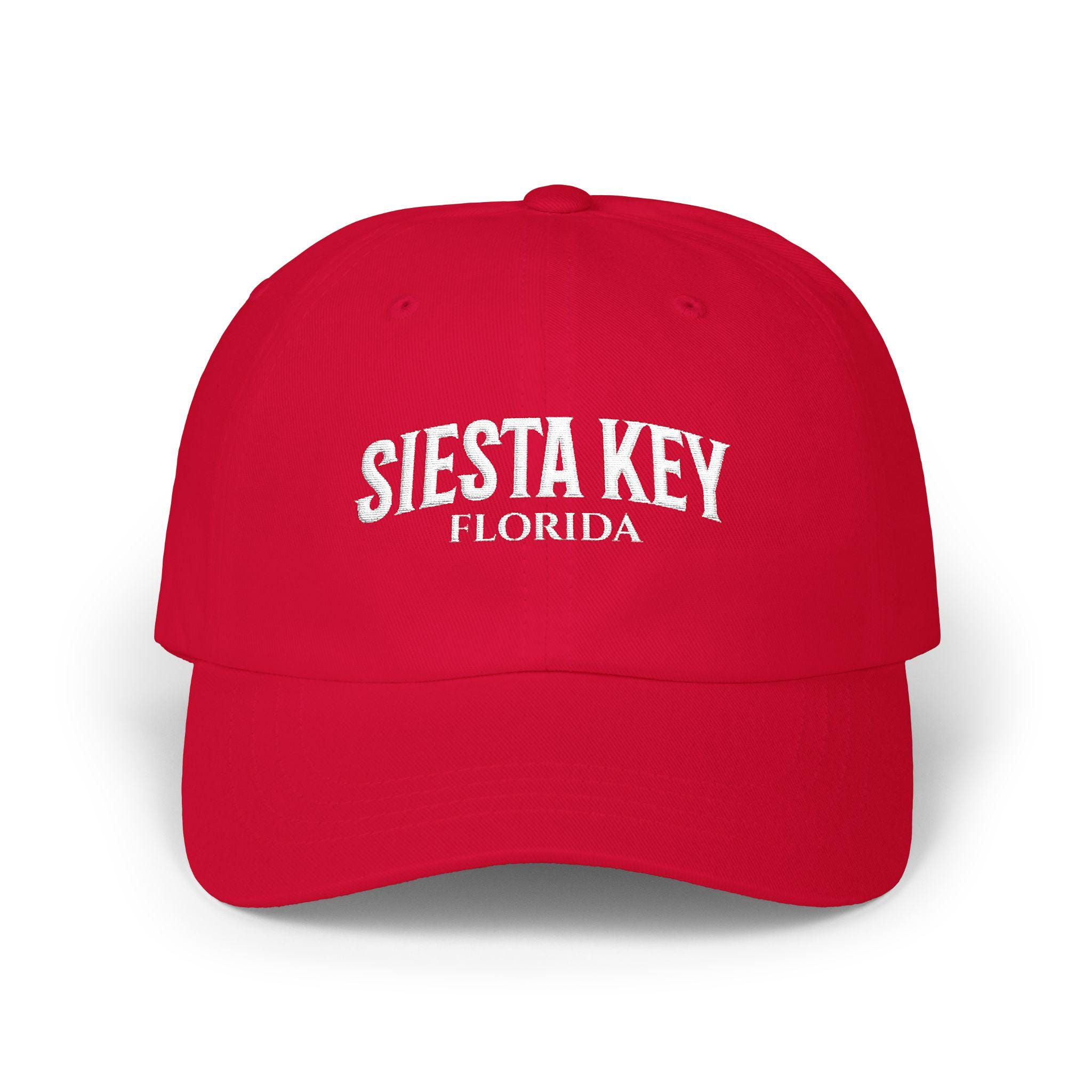 Siesta Key FL Hat, Embroidered Siesta Key Beach Baseball Cap