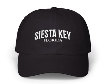 Siesta Key FL Hat, Embroidered Siesta Key Beach Baseball Cap