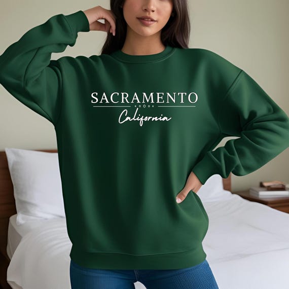 Sacramento California Sweatshirt, Sacramento Sweater, California - Main Image