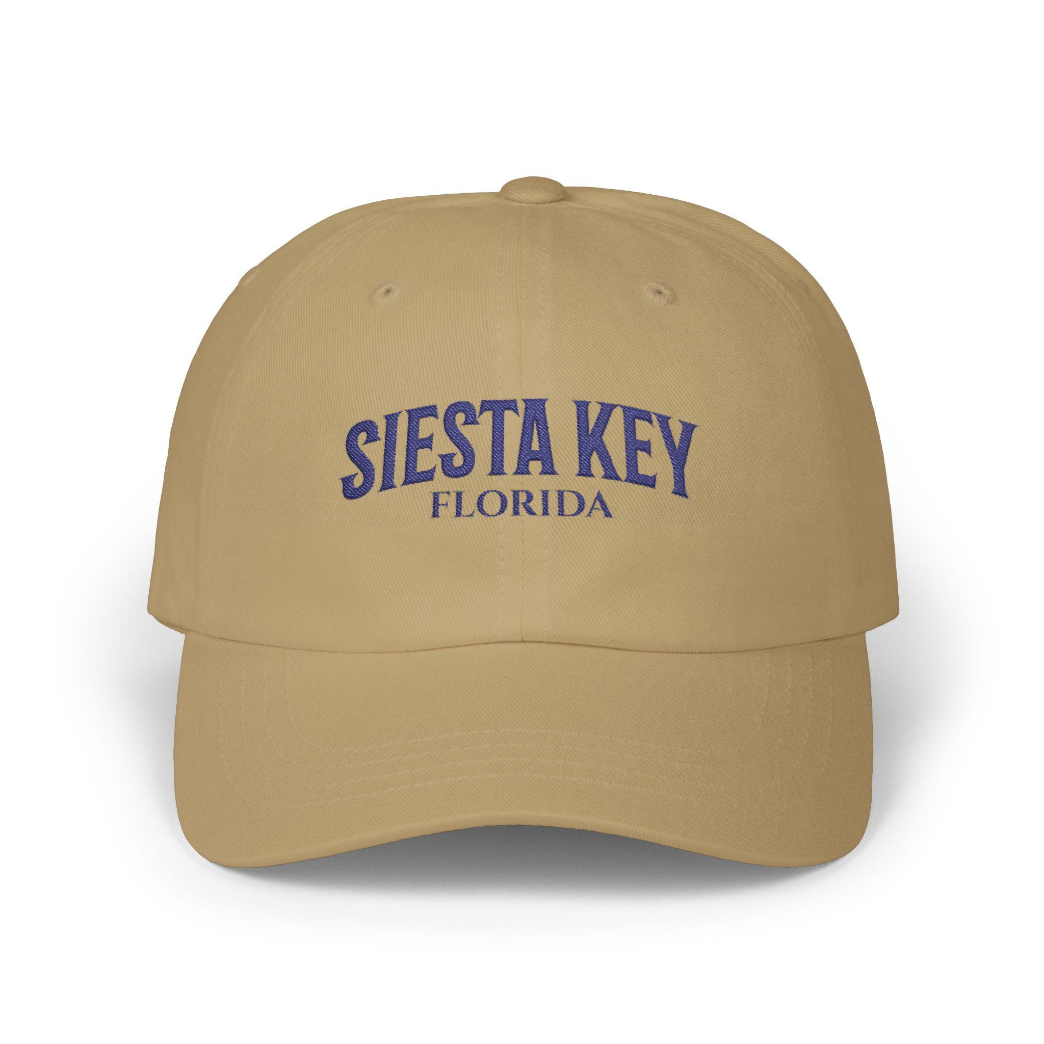 Siesta Key FL Hat, Embroidered Siesta Key Beach Baseball Cap