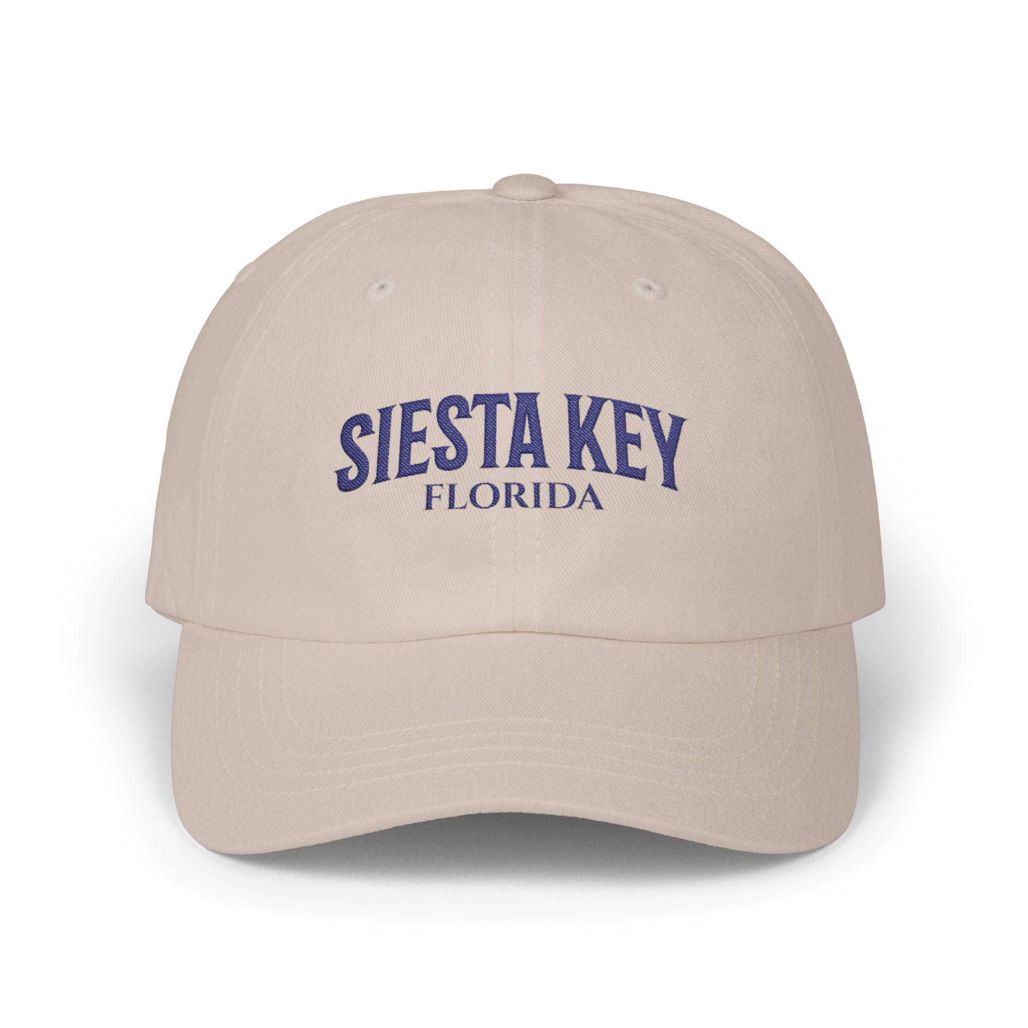 帽子 FLEUR STORE SIESTA HAT Siesta Key FL Hat, Embroidered Siesta Key Beach Baseball Cap