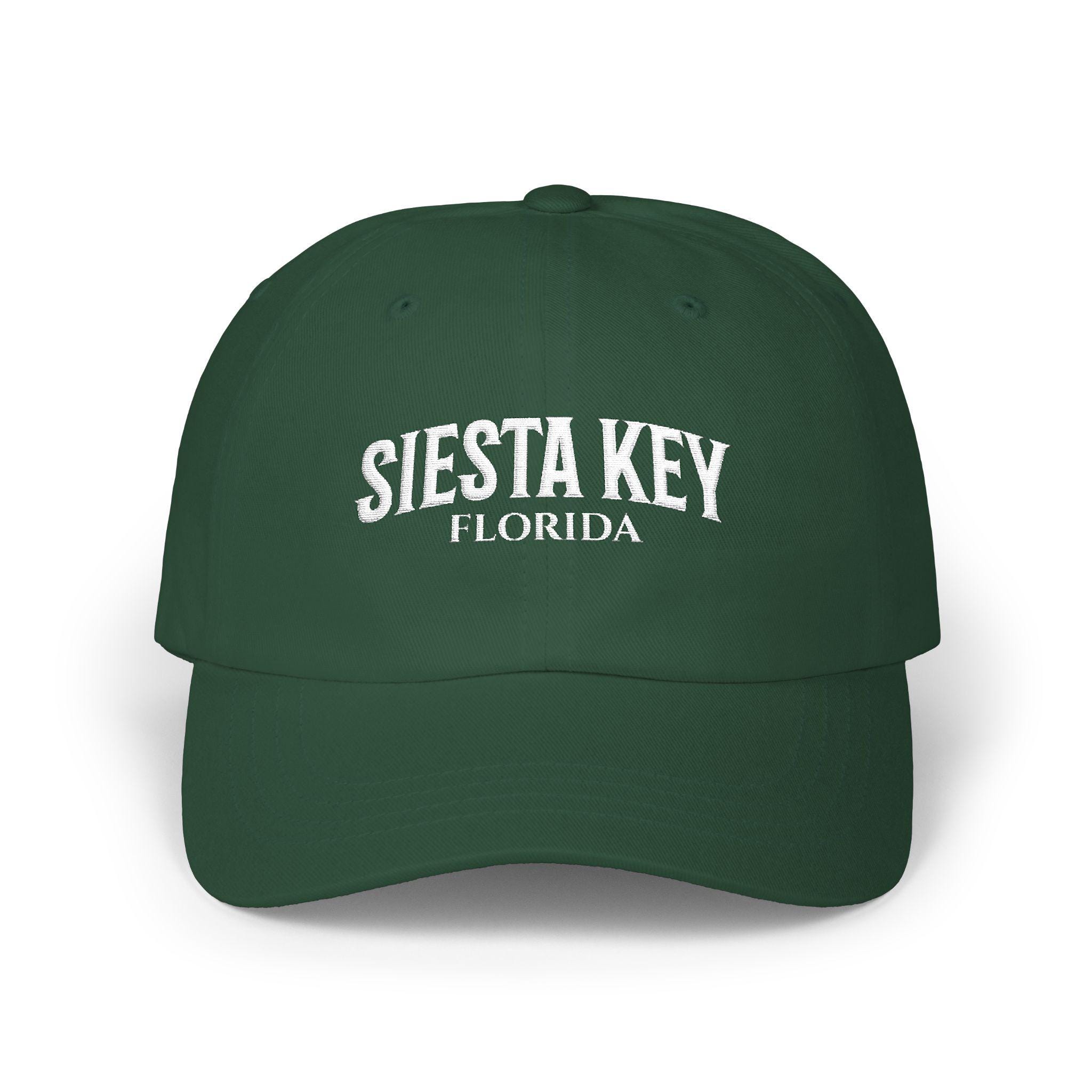 Siesta Key FL Hat, Embroidered Siesta Key Beach Baseball Cap