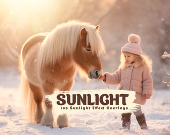 105 Sun Overlays Photoshop Natural Light Leaks Overlay Sunset for Photoshop Sun Flare Overlay Rainbow PS Overlay Sunlight Overlay Photoshop