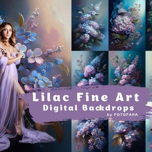 Lilac Floral Fine Art Texture Flower Background Photoshop Overlays Photo Texture Photo Overlay Maternity Backdrop Maternity Digital backdrop