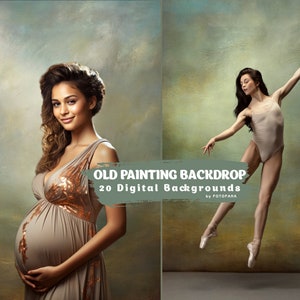 20 OLD PAINTING Digital Backgrounds Portrait Backdrops Portrait Studio Maternity Backdrop Grunge Backdrops Art Portrait Studio Backgrounds