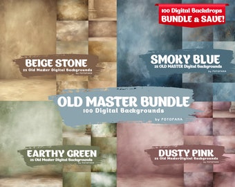 100 ALTE MEISTER Hintergrund in Handarbeit Schule Porträts Studio Backdrop Grunge Hintergrund Studio Overlays Digitale Fine Art Texturen