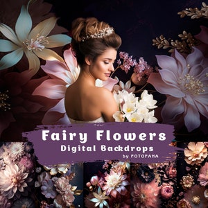 Floral Digital Backdrop Floral Fine Art Texture Digital Background Photoshop Overlays Photo Texture Overlay Maternity Overlay Photoshop JPG