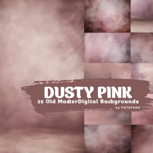 25 Dusty Pink Textures Old Master Backgrounds Portrait Backdrops Portrait Studio Backdrops Grunge background Portrait Studio Backgrounds