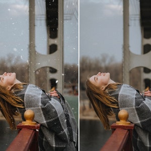 60 Realistic falling snow overlays, falling snow, Photoshop overlays, Winter Overlays, Christmas overlays, Photo Editing Photoshop, Download image 5