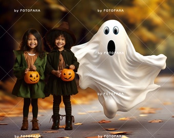 Halloween Digital Background Trick or Treat Backdrop Photography Halloween Digital Backdrop Halloween Backdrops Photography Ghost Backdrop