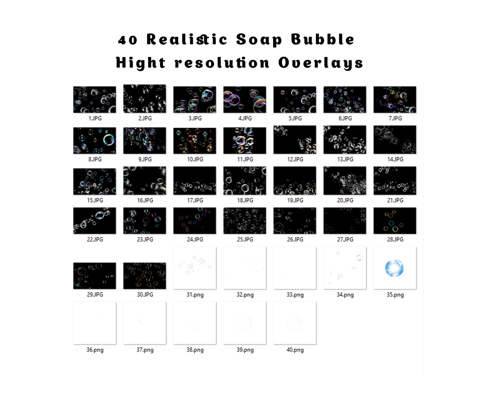40 Realistic Soap Bubble Overlays Floating Bubbles Bubble Overlays Soap ...