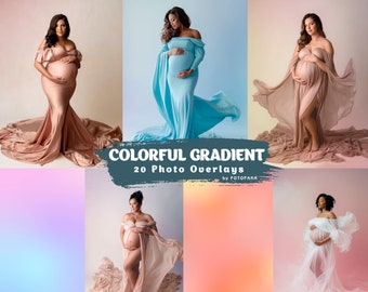 Mutterschaft Fotografie Kulissen: Photoshop Texturen & Overlays (Digitaler Download)