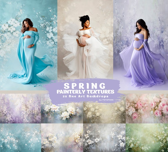 25 FLORAL TEXTURES Fine Art Texture Photography Digital Background Studio Photoshop Overlays Editing Maternity Textures Overlays Portrait