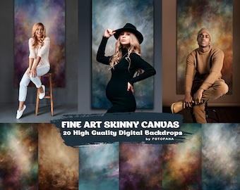 20 Skinny Canvas Digital Background Maternity Backdrop Studio Backdrop Photoshop Overlays Studio Backdrop Fine Art Textures Photoshop