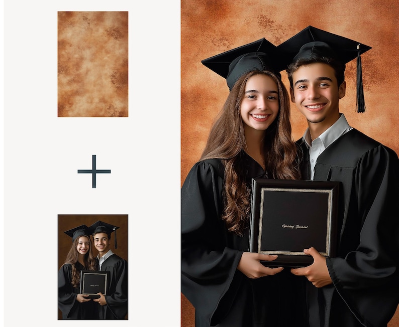 Master Grad Background Graduation Digital Backdrops for School Portrait Photography, Grunge ...
