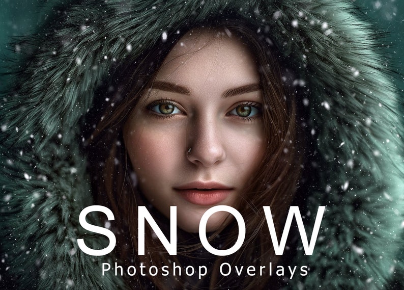 Realistic falling snow overlays, falling snow, Photoshop overlays, Winter Overlays, Christmas overlays, Photo Editing Photoshop, Download