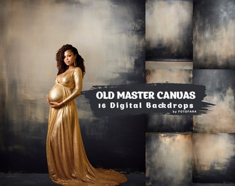 16 digitale Hintergründe, Fine Art Portrait-Hintergründe, Photoshop-Overlay-Textur für Photoshop Portrait Studio-Hintergründe, digitale Leinwand-Overlay