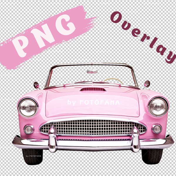 Pink CAR Overlay Background Digital Pink Doll Car Digital Backdrop Dolly Photography Composite Photoshop Fantasy Backdrop Dolly Dream PNG