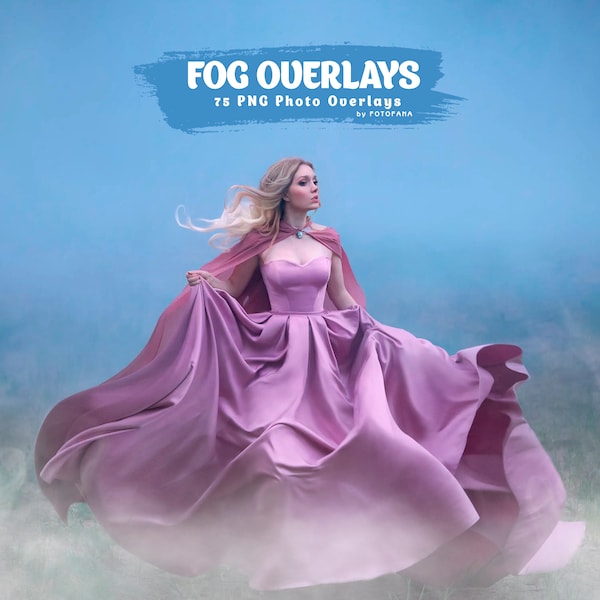 75 Fog Overlays Photoshop Mist Overlays Photo Editing Foggy Overlay Photography Fog Effect Hallowing Mist Overlay Smoke Digital Backdrop PNG