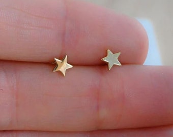 Tiny Earrings, Star Earrings, Stud Earrings, Celestial Earrings, Star Stud Earrings, Studs, Star Studs, Minimalist Earrings, Tiny Studs