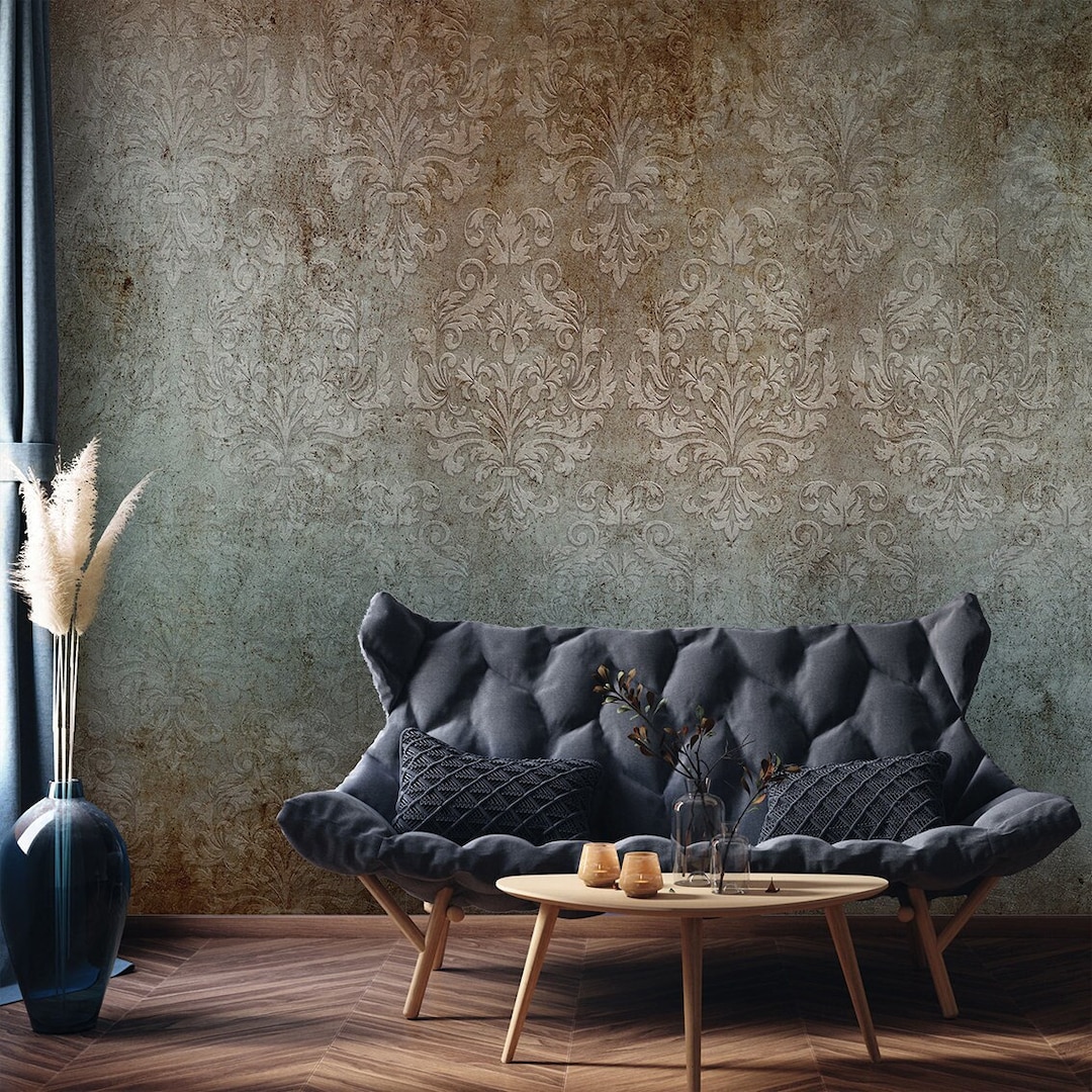 Cottage, Rustic Wallpaper, Peel and Stick Wallpaper, Self Adhesive