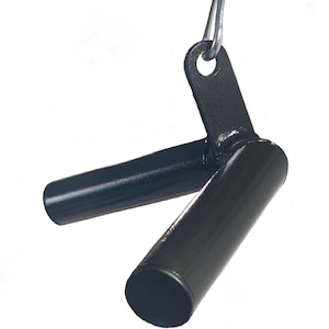 48mm Thick Grip Balanced Tricep / Curl Cable Machine Attachment Gym Equipment