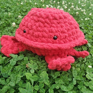 Crochet Crab Pillow, Crab Plush