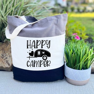 Happy camper utility tote hot sale