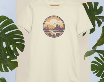 Desert Sunrise T-Shirt /Unisex Jersey Short Sleeve Tee/Vintage-inspired Tee