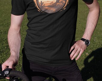 Desert Dreams Abstract 60s-inspired Shirt/Unisex Short Sleeve Tee/Retro Mirage Vintage Desert Magic T-Shirt
