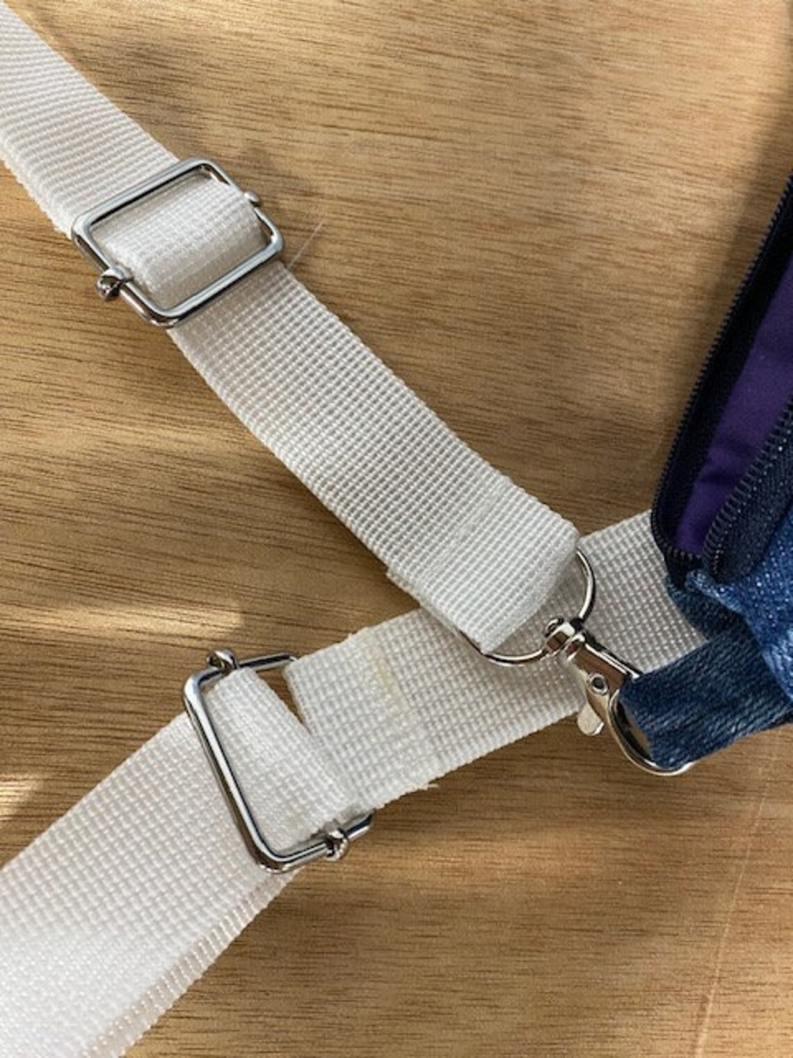 CC MINI 20 CROSSBODY BAG IN BLUE DENIM WITH CHAIN main image 0