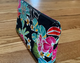 Custom made cosmetic, pouch bag made from Your Loved Ones Shirt, Denim or Clothing, Memorial, Sympathy Gift, Special Event, Memory