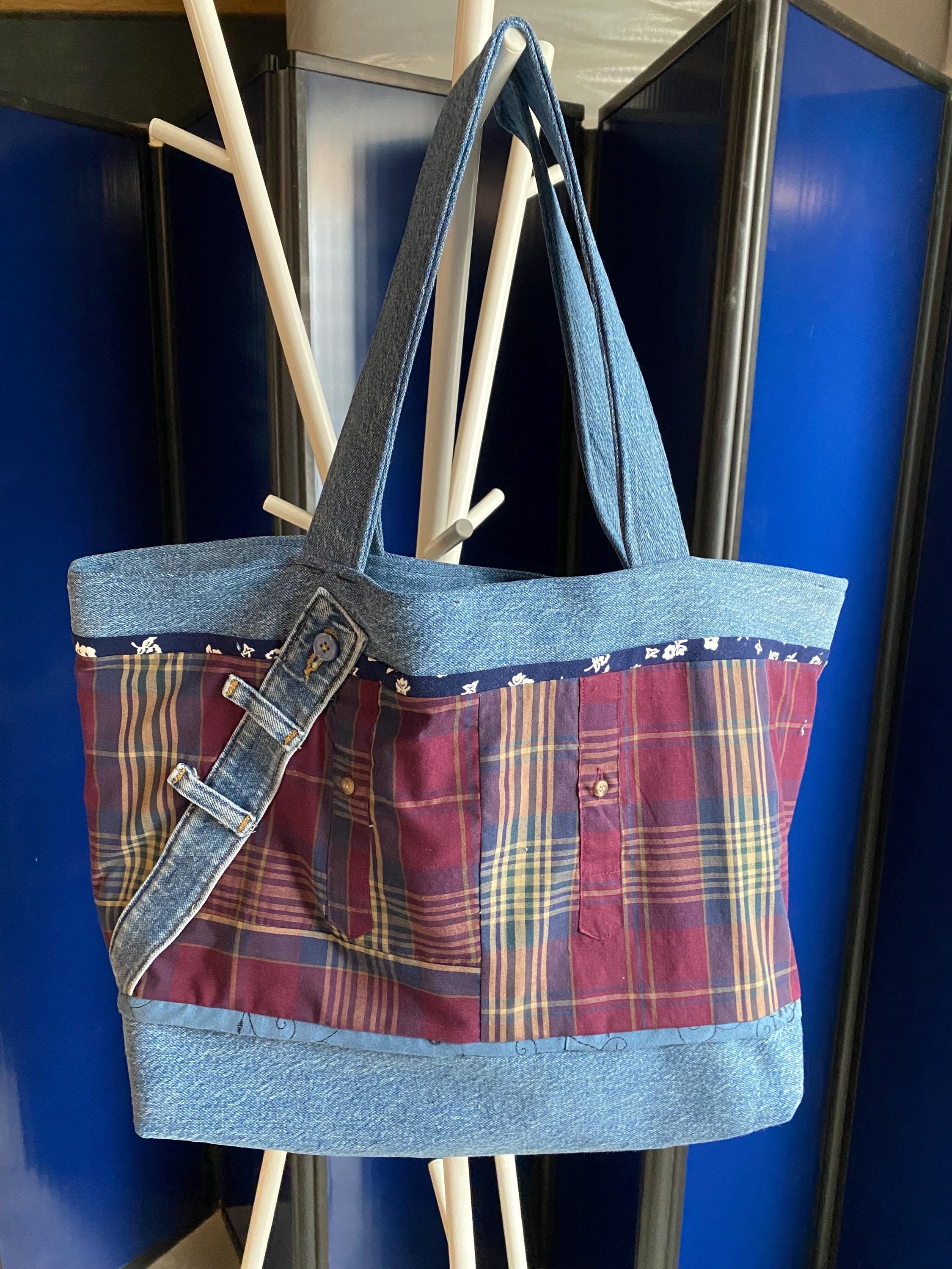 Custom Made, XXL Bag, Memory bag made from Special event or Loved Ones Denim or Clothing, tote bag, Memorial, Sympathy Gift, Special Event
