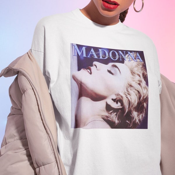 T-shirt couverture de l'album Madonna, chemise Madonna unisexe, Madonna Merch, t-shirt musique, T-shirt vintage Madonna des années 80, t-shirt Madonna vintage, Madonna