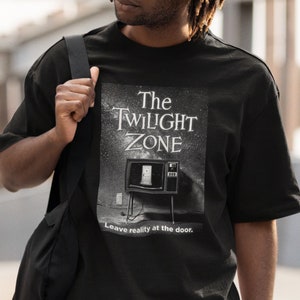 T-shirt The Twilight Zone : t-shirt affiche d&#39;émission de télévision rétro