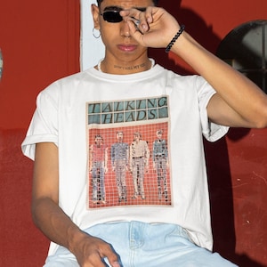 Talking Heads Unisex Tshirt, More Songs About Buildings And Food, Vintage Album Cover, Talking Heads Cover