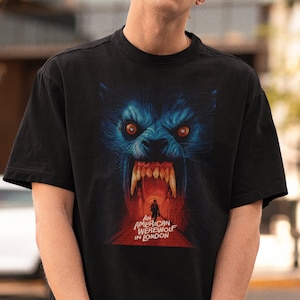 American Werewolf in London T-Shirt: 80s Horror Movie Poster