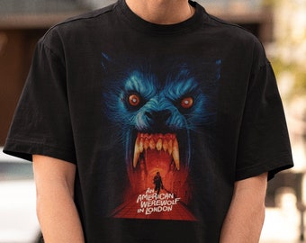 American Werewolf in London T-Shirt: 80s Horror Movie Poster