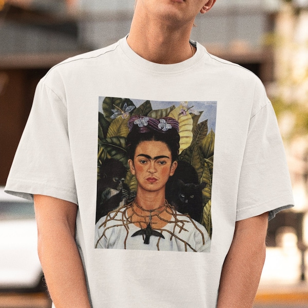 Frida Kahlo Portrait Tshirt, Frida Shirt, Frida Kahlo Art Tshirt, Frida Fan Shirt,Viva La Vida Shirt,Equality Shirt,Frida Minimalist Shirt