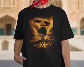 T-shirt med filmaffisch från Mumien: Unisex t-shirt i kraftig bomull