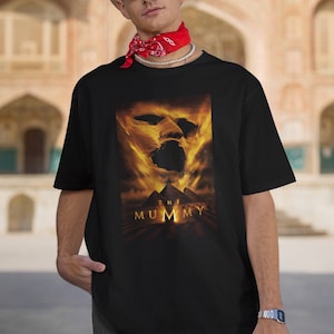The Mummy Movie Poster T-Shirt: Unisex Heavy Cotton Tee