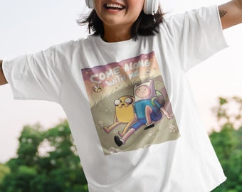 Adventure Time Unisex T-shirt: Jake and Finn Graphic Tee