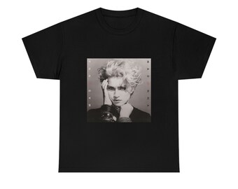 80s Madonna Like a Prayer Double-sided Pop Music T-shirt