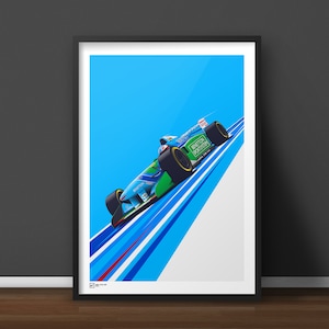 Benetton B194 | Michael Schumacher | 1994 | Formula-1 Print | F1 Poster