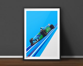 Benetton B194 | Michael Schumacher | 1994 | Formula-1 Print | F1 Poster