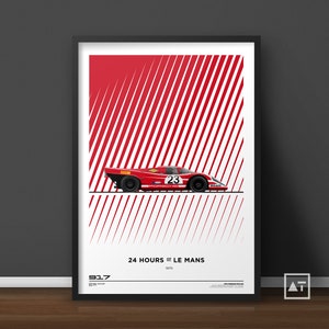 Porsche 917K #23 | 1970 | Le Mans Print | Endurance Racing Poster