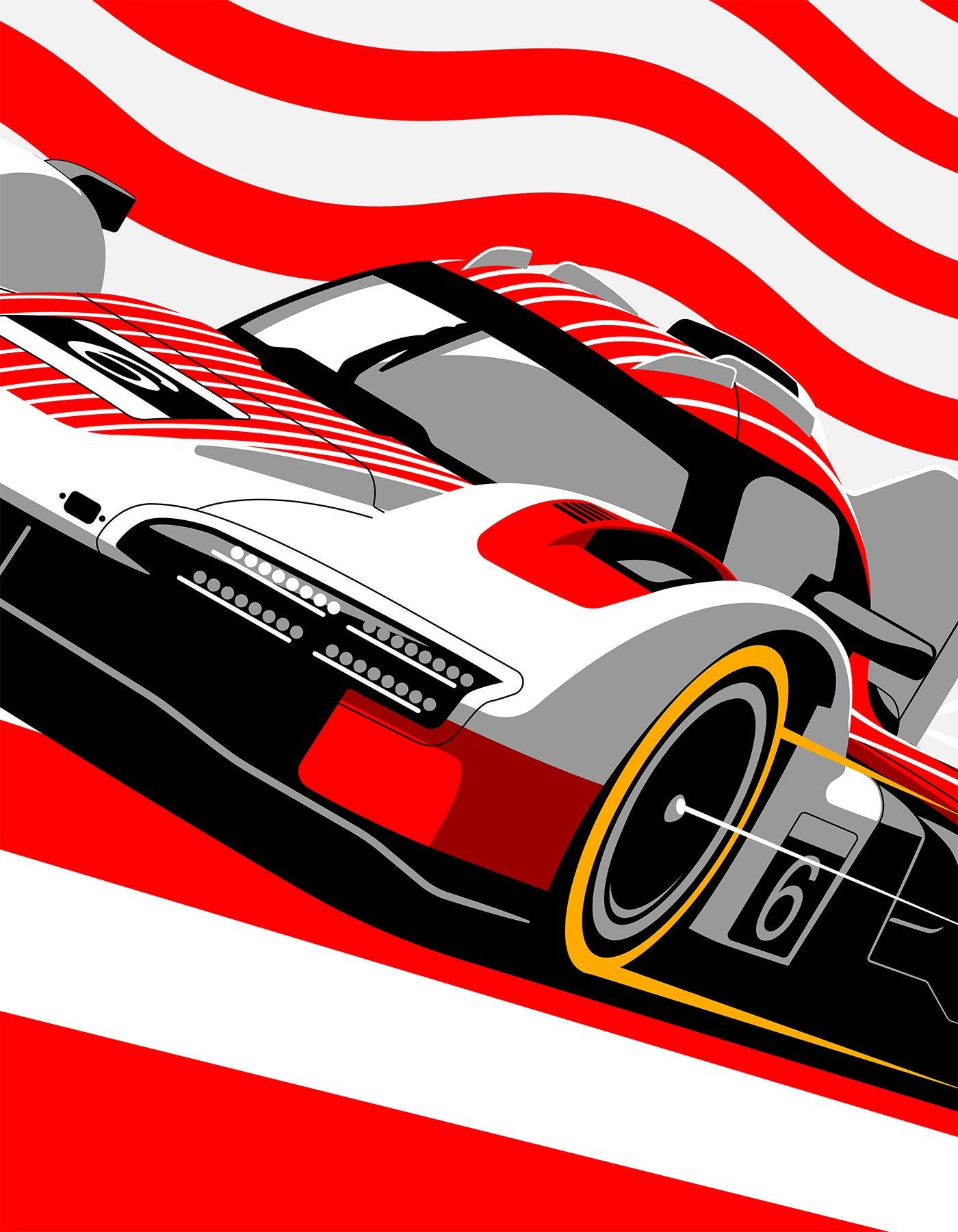 Porsche 963 #6 | 2026 | IMSA | Endurance Racing Print | GTP Poster ...